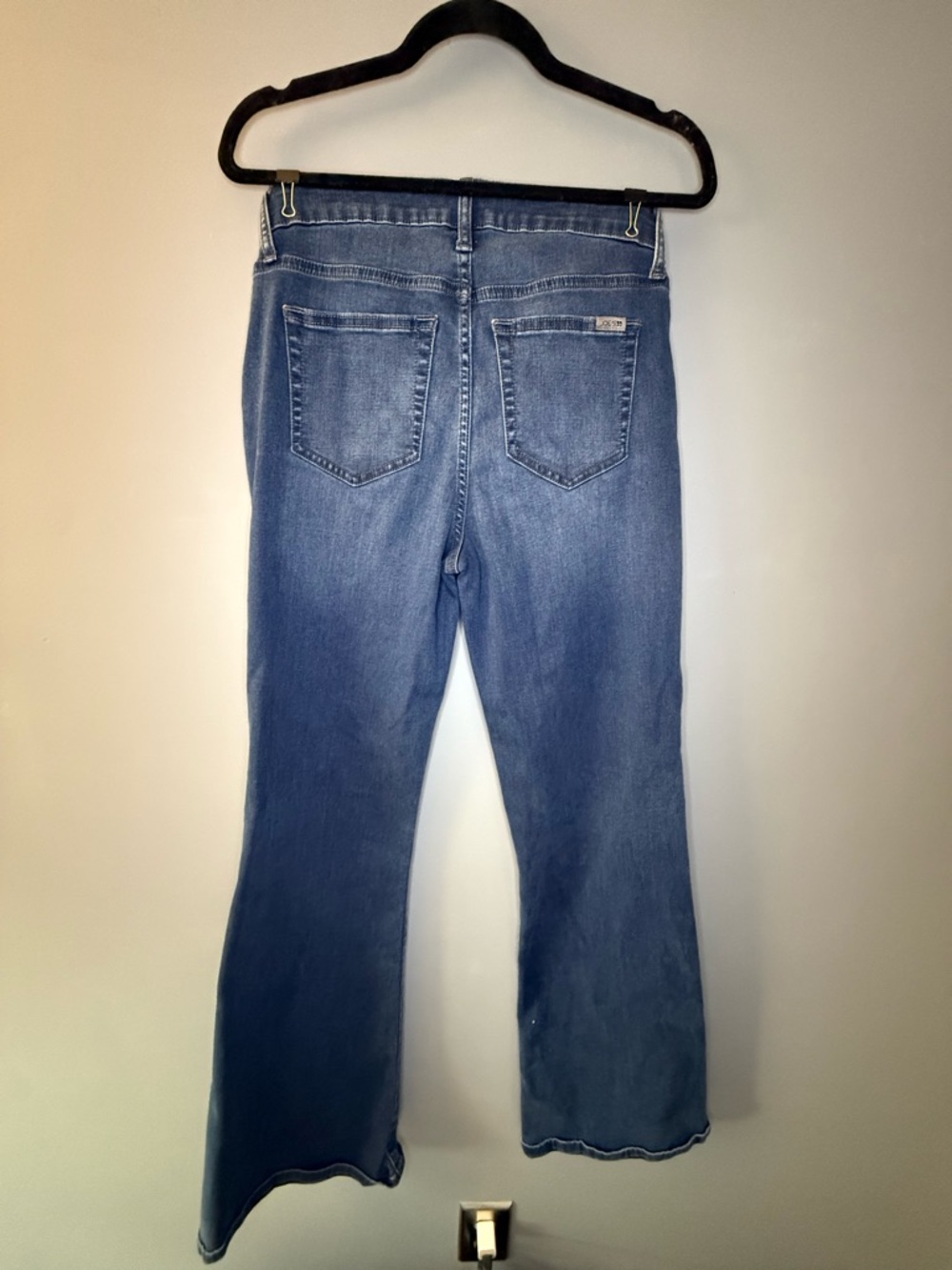Vintage Joe's Jeans Medium Blue Flare Wide-Leg Denim - Picture 2 of 5
